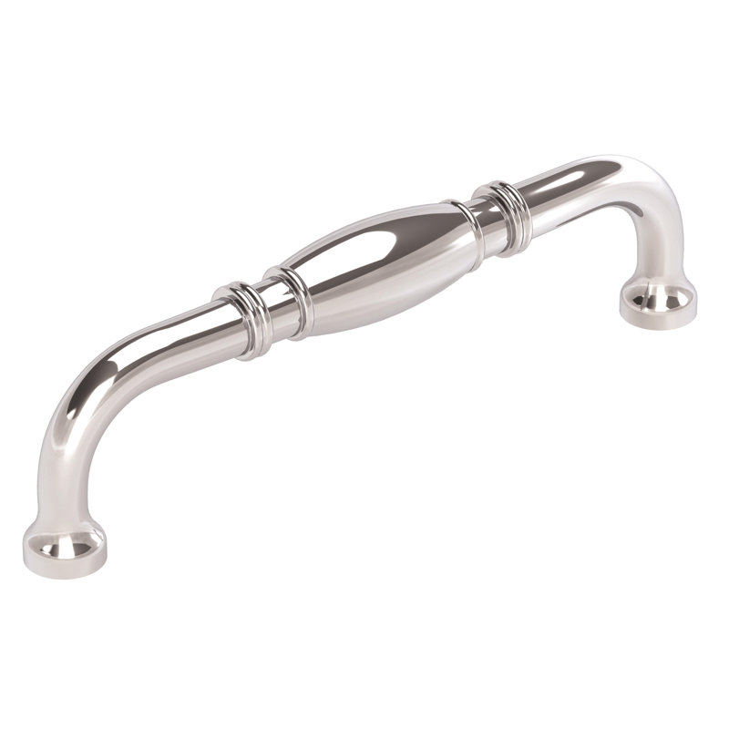 Poignée barre Granby, Chrome poli, 5 1/6"