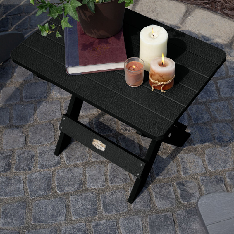Table d'appoint pliante Newberg, Noir