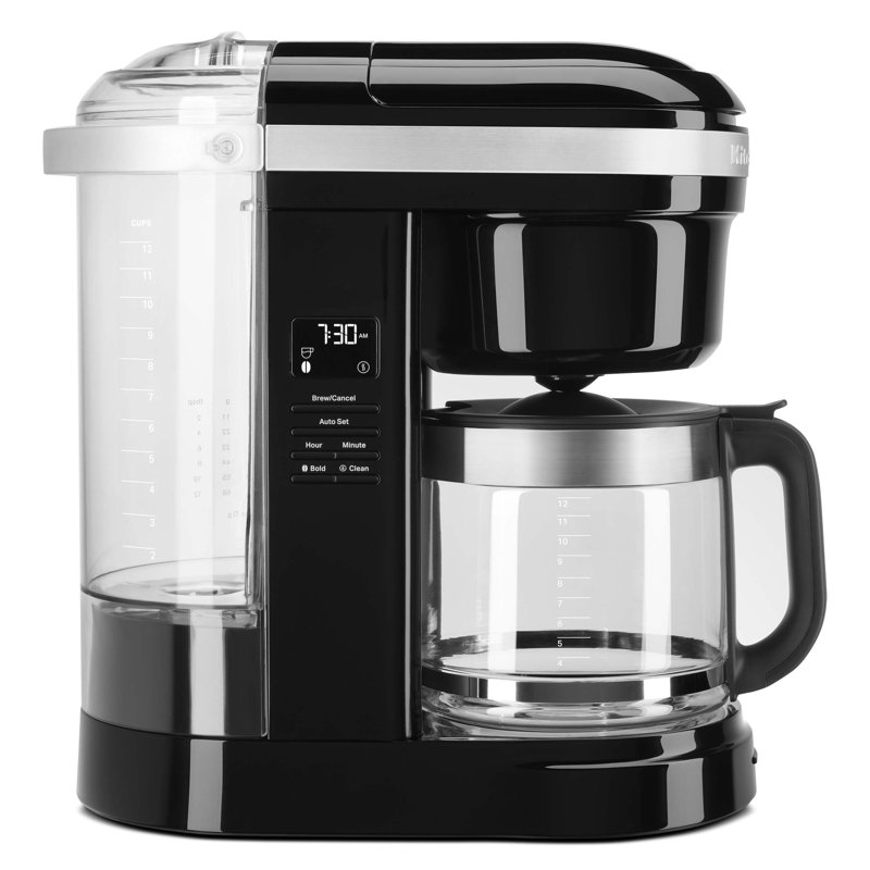 Cafetière à goutte à goutte en onyx 12 tasses KitchenAid, Noir