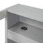 Lit de jour simple TG en bois gris - 2 lits gigognes, 3 rangements et avantages avec chargement des lits gigognes, inclus