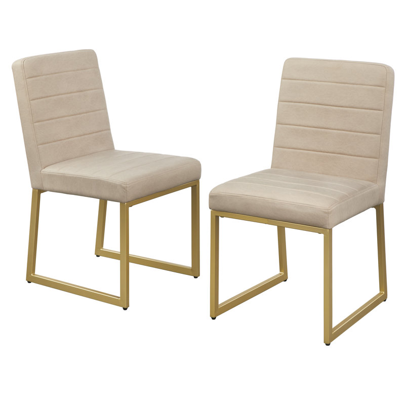 19.25'' H Upholstered Side Chair, Beige