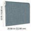 Papier peint bleu Papyrus Lux-1928757721