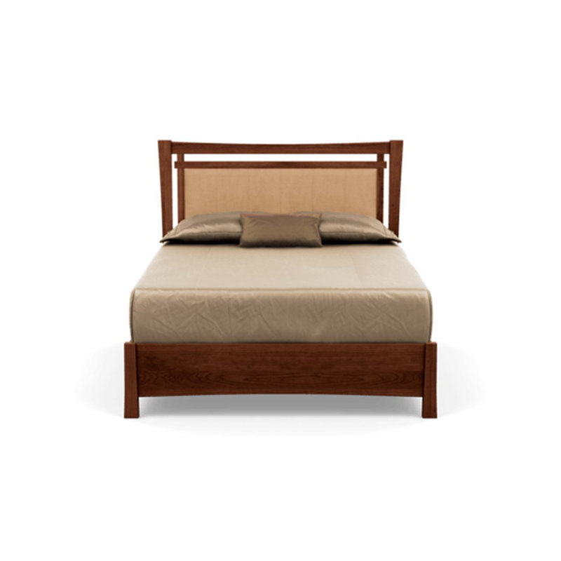 Monterey Solid Wood Storage Bed, Queen, Onyx, Cognac Cherry