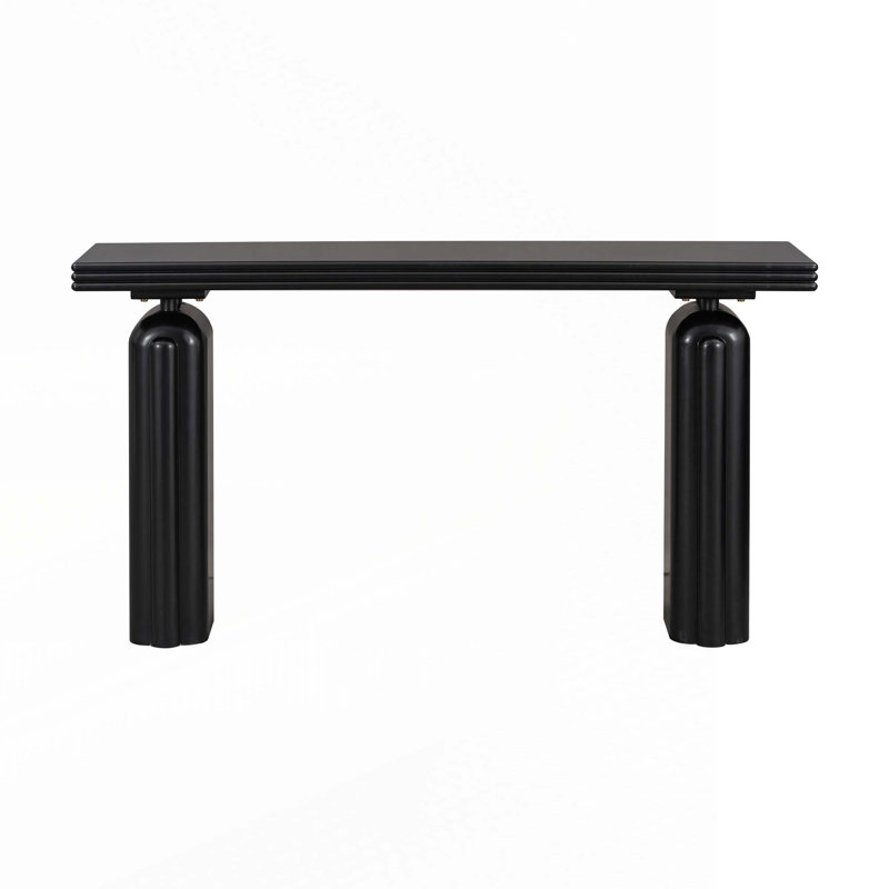 Console Table with Shelf,Suitable for Entryway,Hallway Living Room, Black