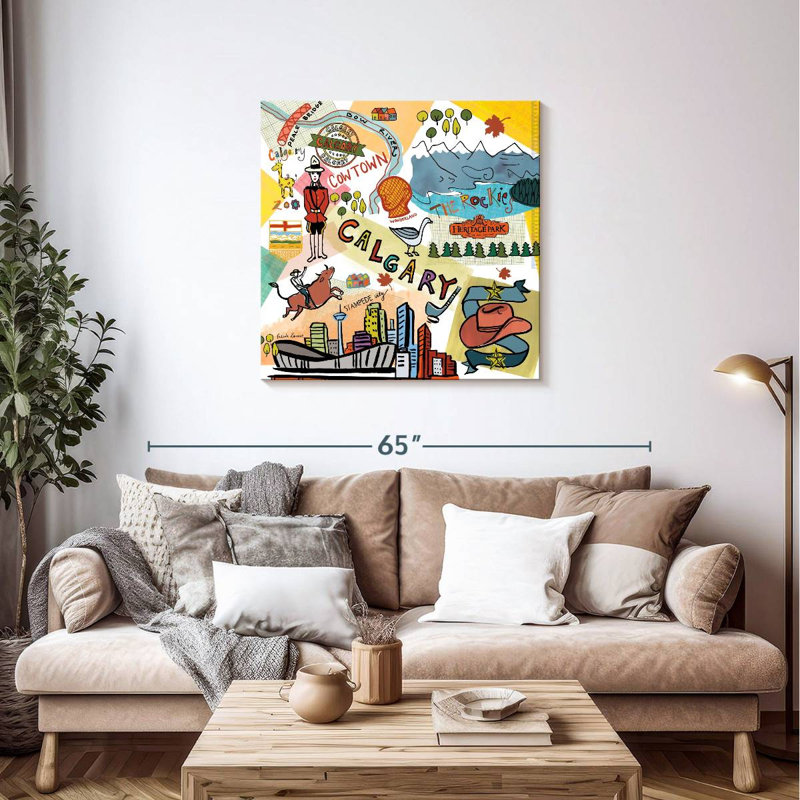 Nicci Global Travel II, 36" H x 36" W