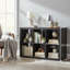 Charcoal Grey, 6-Compartment Storage Rack, Multi-Scene Floor-Standing Shelf For Home Use, Suitable For Living Room, Study, Bedroom, And Simple, Compartmentalized Organization.