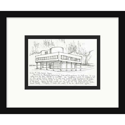 Villa Savoye At Poissy Print by Christopher Kennedy