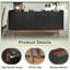 Buffet Buffet Buffet moderne de 55 pouces avec portes escamotables Buffet en bois avec rebord surélevé-1157452464