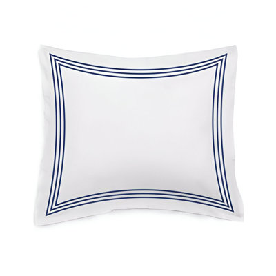 400TC Triple Embroidery Sateen Cotton Pillow Sham