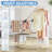 Clothes Drying Rack with 4 Wings, Drying Rack Clothing with Height-Adjustable, Foldable Gullwings Laundry Drying Rack-889886329