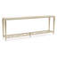 Caracole Classic 77'' W Glass Console Table