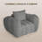 Boneless Pumpkin Design Oversized Single Sofa & Bean Bag Chair-352124241