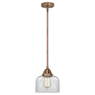 Nouveau 2 - Amberlynn - 1 Light Stem Hung Mini Pendant - Bulb Not Included - Shade