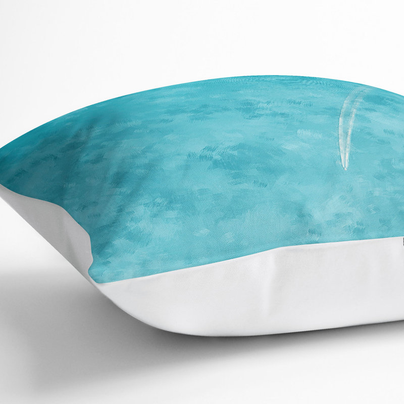 Square Throw Cushion, White, 55cm H x 55cm W x 20cm D