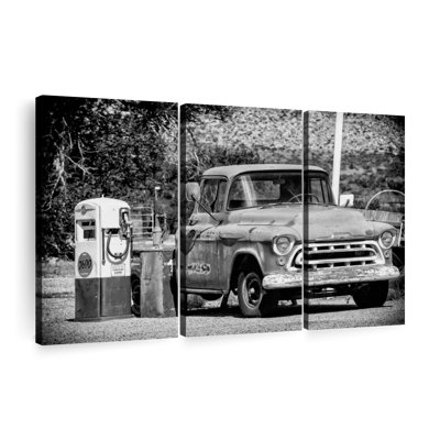 "Ancienne station-service d'essence" sur toile