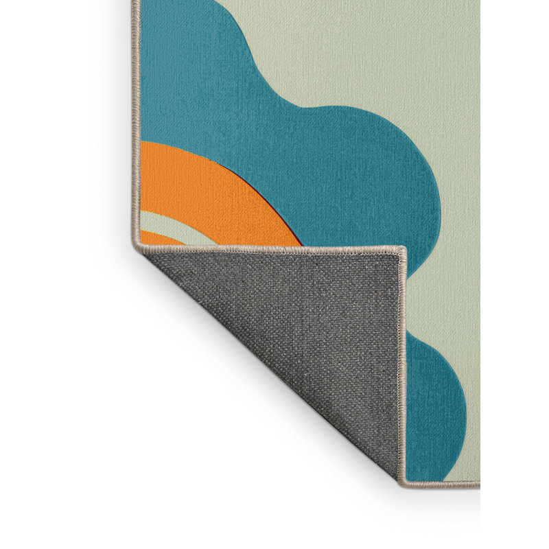 Zesty Wave Rug, Rectangle 8' x 10'