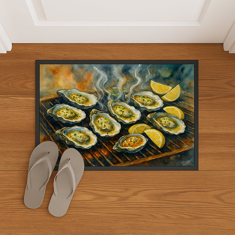 Paillasson Oysters on the Grill, L 24 po x L 36 po