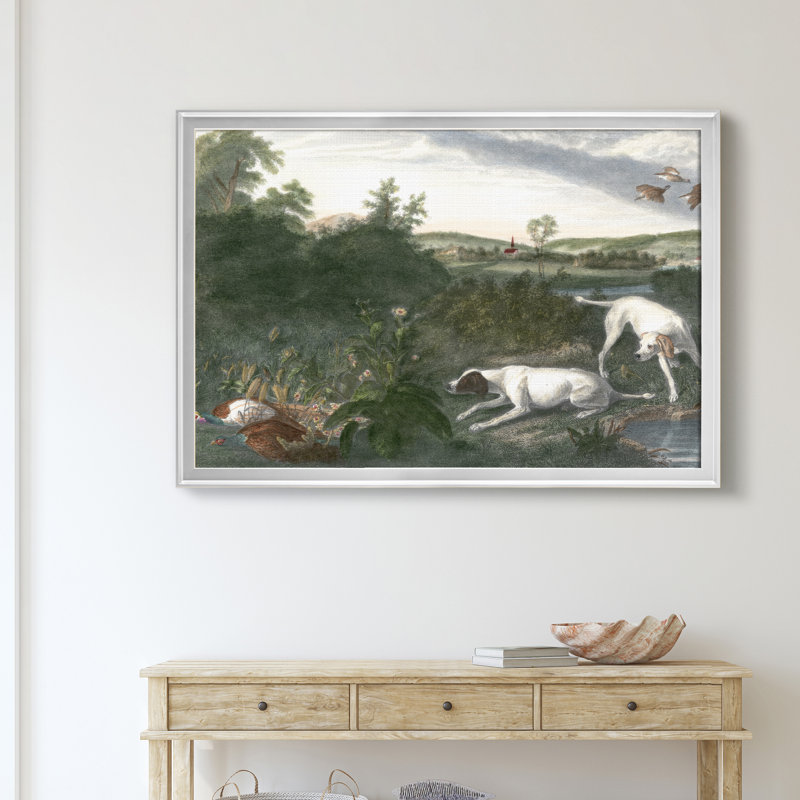Folle at Mitte - Reproduction d'art sur toile encadrée, H 26,5 po x l 36,5 po x P 1,5 po, Argent