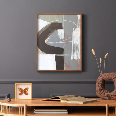«Arching Neutrals IV», reproduction encadrée - bois massif