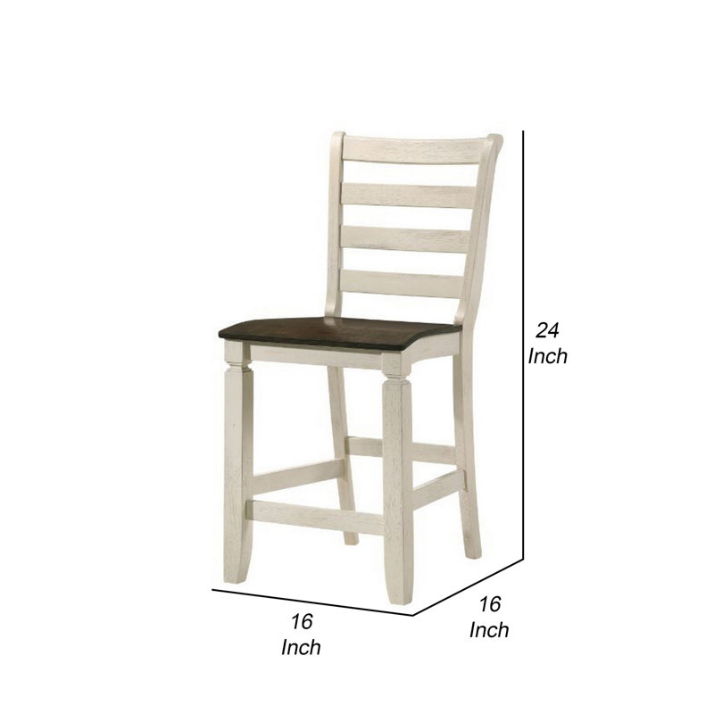 Solid Wood Counter Stool
