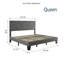Structure de lit plateforme tapissier-435257242