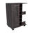 Bar Cart, Two External Shelves, Four Casters, Six Built-In Wine Rack, Single Door Cabinet -Espresso-1070332519