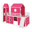 Lit mezzanine simple avec glissade et tour-1419212639