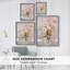 Reproduction encadrée FLORAL Series CECLXV - bois massif-1230134598