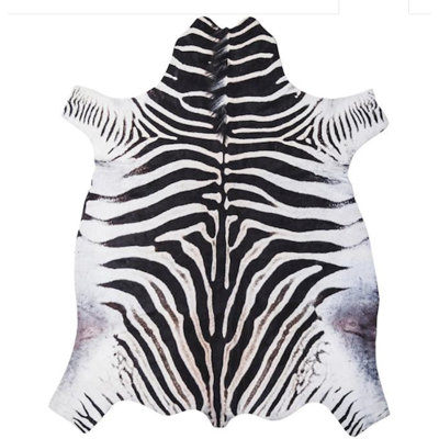 Ashok Faux Cowhide Animal Print Indoor Rug