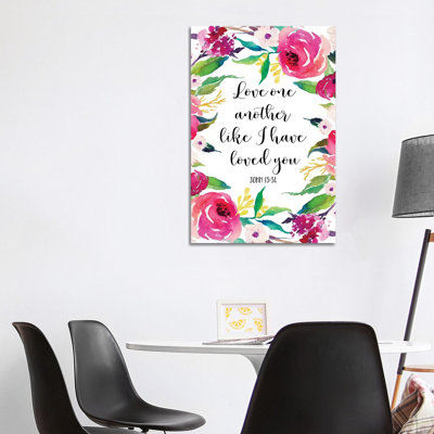 Love One Another Like I Have Loved You, John 1334 - Print on Canvas