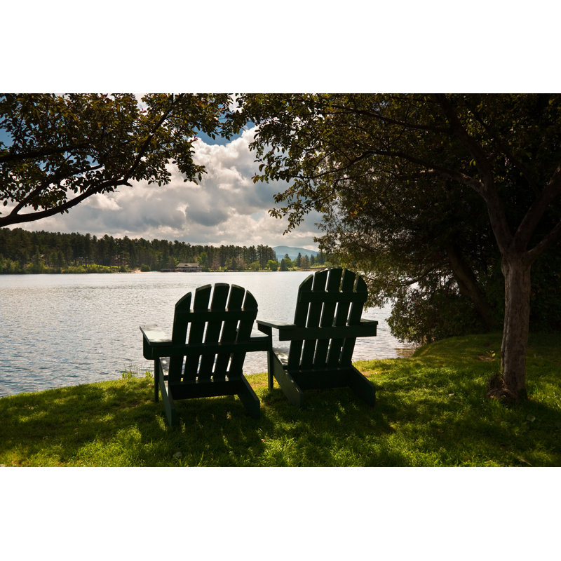 Adirondack Chairs - Wrapped Canvas Print, 51cm H x 76cm W x 3.8cm D