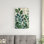 «Verdant Sophistication IV» par June Erica Vess - reproduction d'art sur toile tendue