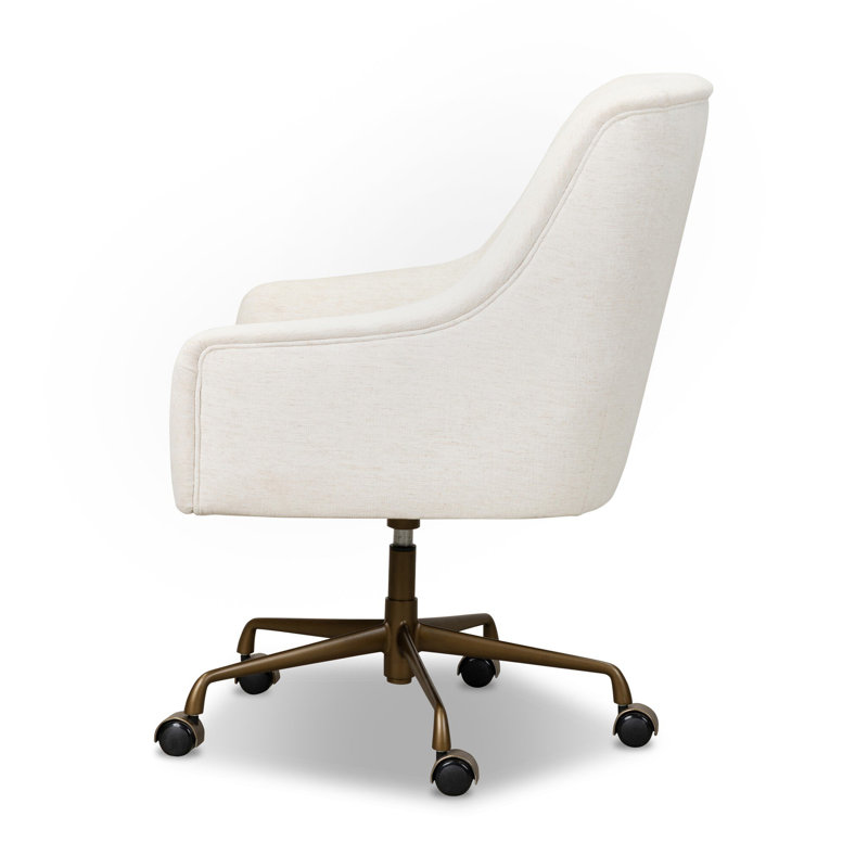 Alba Swivel Task Chair, Crypton Nomad Snow
