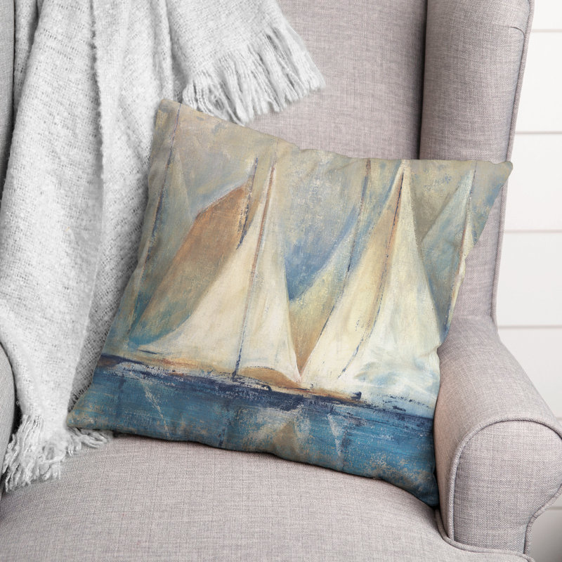  Housse et insert de coussin carré pour voilier, Jaune pâle