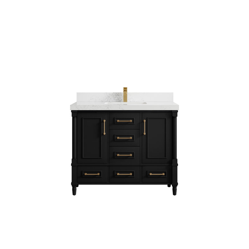 Aberdeen 42'' Single Bathroom Vanity with Top, Empira