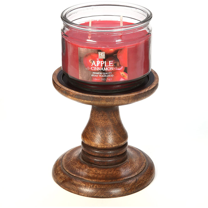 5'' H Wood Tabletop Pillar