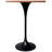 Travis 24" Square Bar Height Table With MDF Top And Stainless Steel Pedestal Base - Dining Table For Modern Home And Kitchen-235228639-235228636