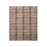 Distressed Homage Hand Knotted Wool Geometric Area Rug