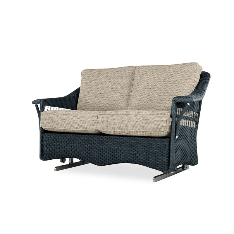Nantucket Outdoor 2 - Seat Loveseat, Decorline Natural, Ebony