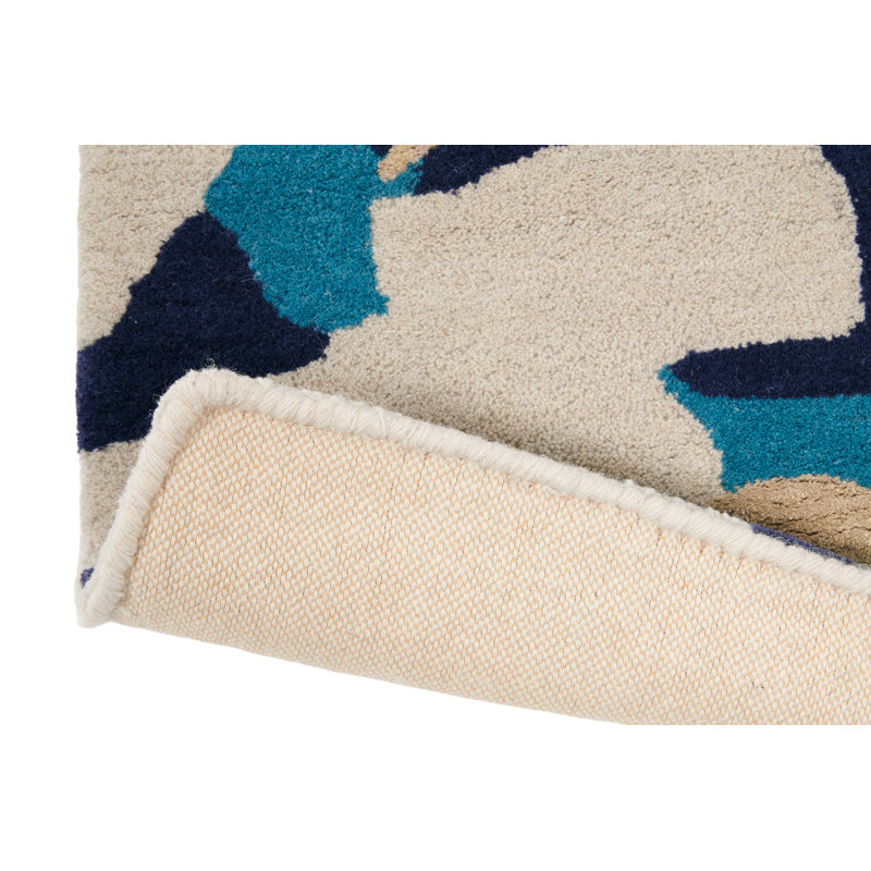 Abstract Area Rug, Rectangle 6'7" x 9'2"