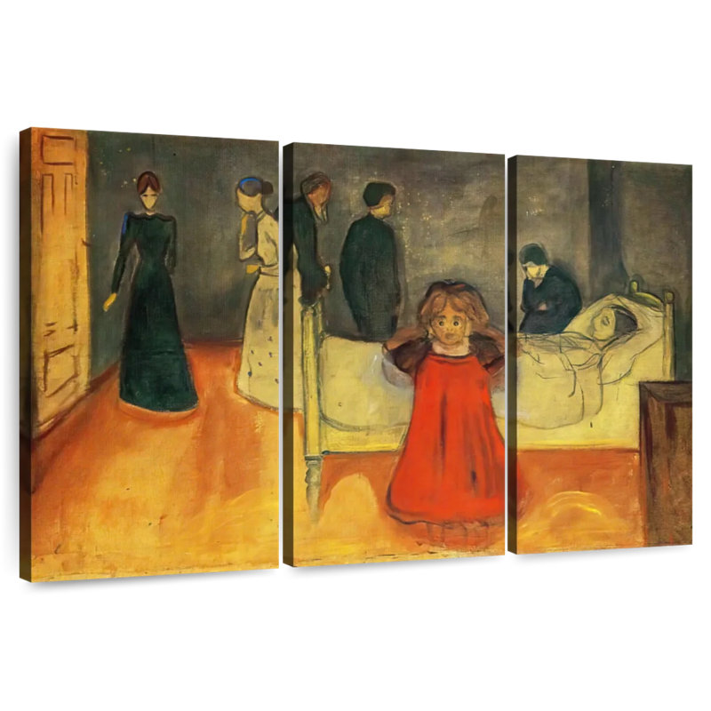 La mère morte et son enfant, H 20 po x l 33 po