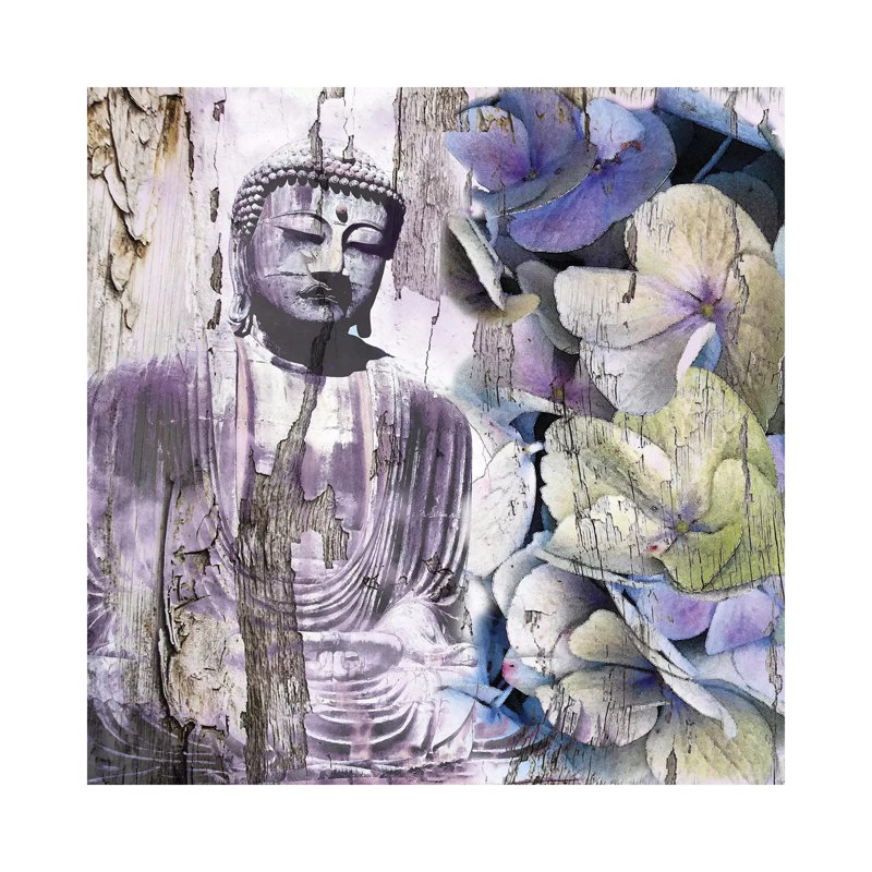 Timeless Buddha III by Surma & Guillen - Gallery-Wrapped Canvas Giclée on Canvas, 30.48 cm H x 30.48 cm W, Canvas