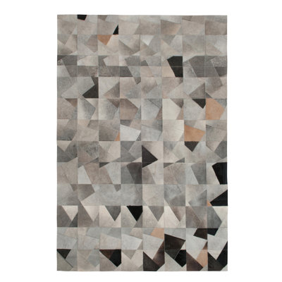 Faceta Cowhide Abstract Area Rug