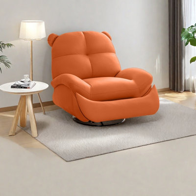 Fauteuil ergonomique rotatif en similicuir