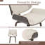 Chaise de salle à manger Mid-Century moderne - pivotante à 360 ° (ensemble de 2), revêtement en similicuir, conception ergonomique pour la cuisine, le bureau et la salle à manger-43932000-43932015