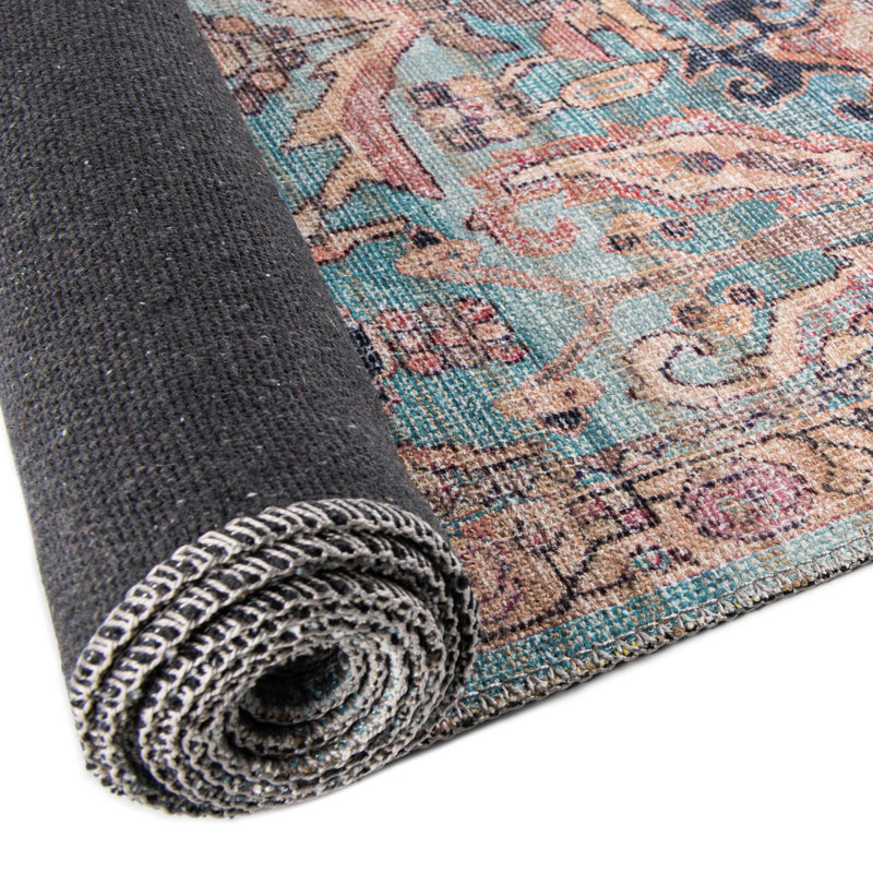 Enger Chenille Indoor Rug, Oval 5'3" x 8'