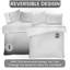 Geometric Polycotton Duvet Cover Set with Matching Pillowcases - Soft, Durable, Comfortable Unisex Bedding-607935516-607935512