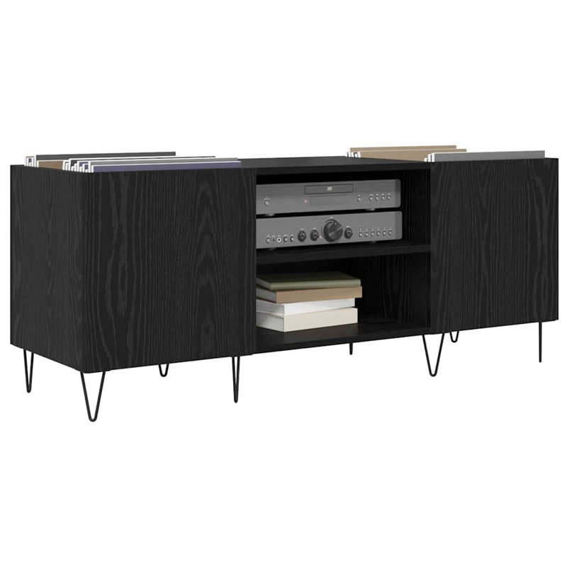 121cm Sideboard, Black Oak
