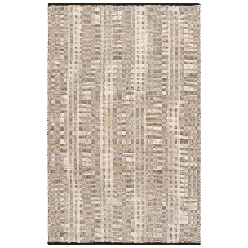 Organica 453 Flatweave Performance Striped Rug, 6' X 6' Round