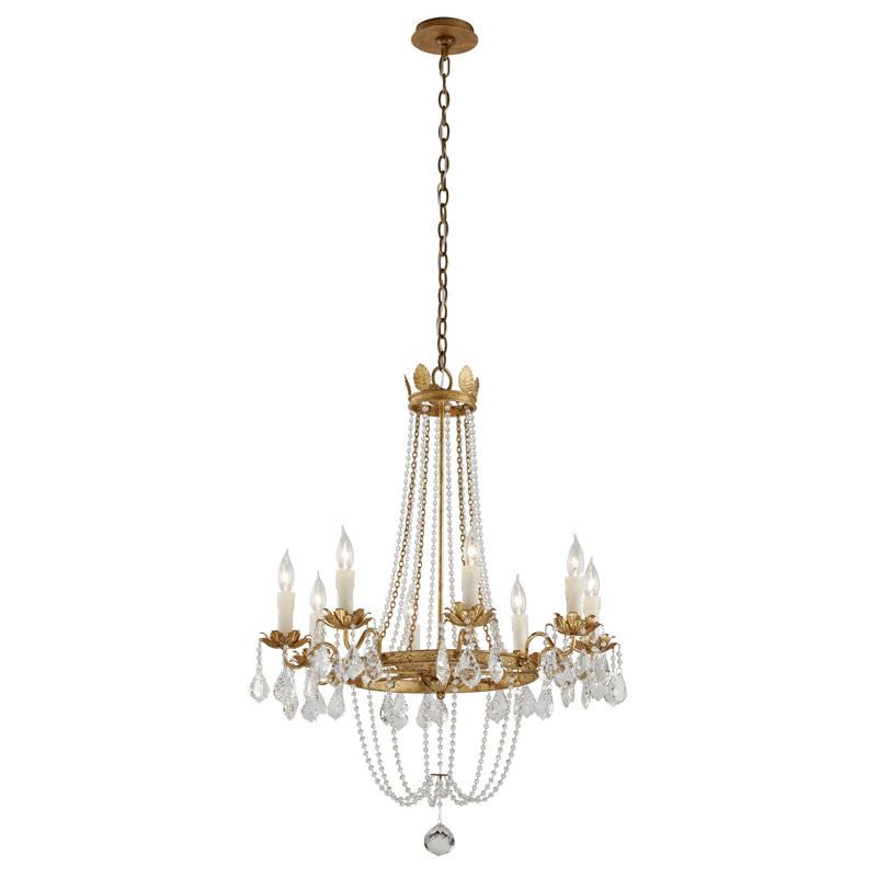 Viola 8-Light Crystal Chandelier